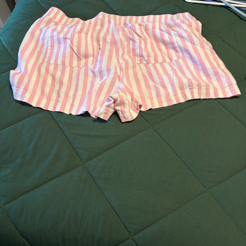 Old Navy Women's High Waist Shorts in Pink and White